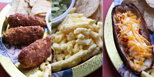 Super Bowl Snacks Collage