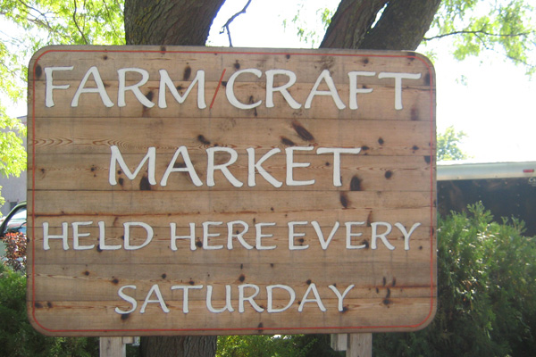 Door County Farm Market Sign The Heavy Tablethe Heavy