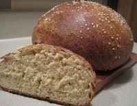 Wheat germ bread