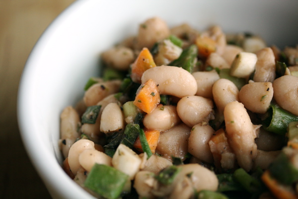 Cooking from the Garden White Bean Salad