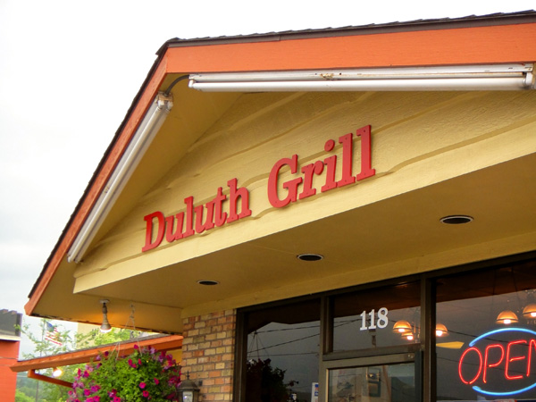 Exterior of the Duluth Grill