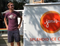 Jeni’s ice cream mobile cart, Columbus Ohio