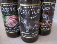 Croix Valley steak sauces