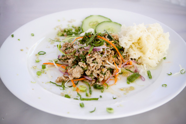 Laab Moo: Chopped Pork Salad by Joe Hatch-Surisook of Sen Yai Sen Lek