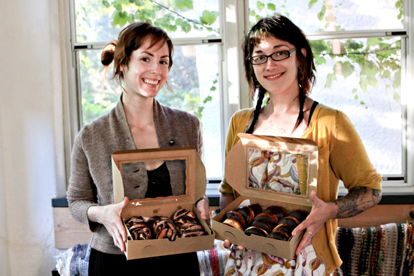 Laura Kennedy and Dawn Lee of the Donut Cooperative