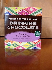 Allegro Coffee Company Drinking Chocolate