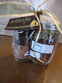 Bittersweet Farms popcorn and Golden Fig chocolate salt
