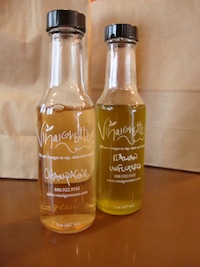 Olive oil and vinegar from Vinaigrette