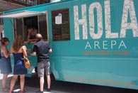 The Hola Arepa truck in Minneapolis