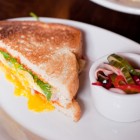 Harissa, Fontina, and Egg Sandwich at 112 Eatery