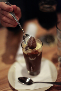 Chocolate Stout Pudding at Pig & Fiddle