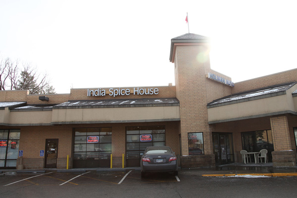 exterior and signage for India Spice House