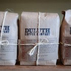 Bagged beans from the Duluth Coffee Company