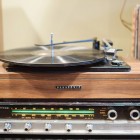The record player at Duluth Coffee Company