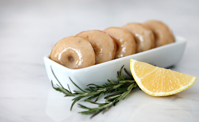 Rosemary Lemon Olive Oil Doughnuts