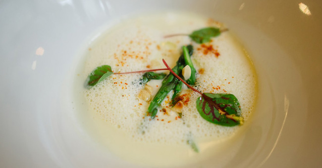 Brasserie Zentral asparagus soup
