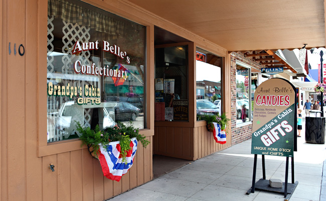 Aunt Belle's Confectionary in Park Rapids, MN